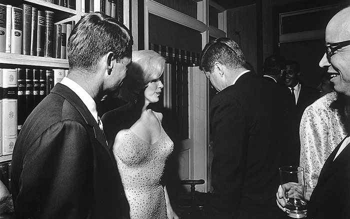 marilyn monroe and jfk