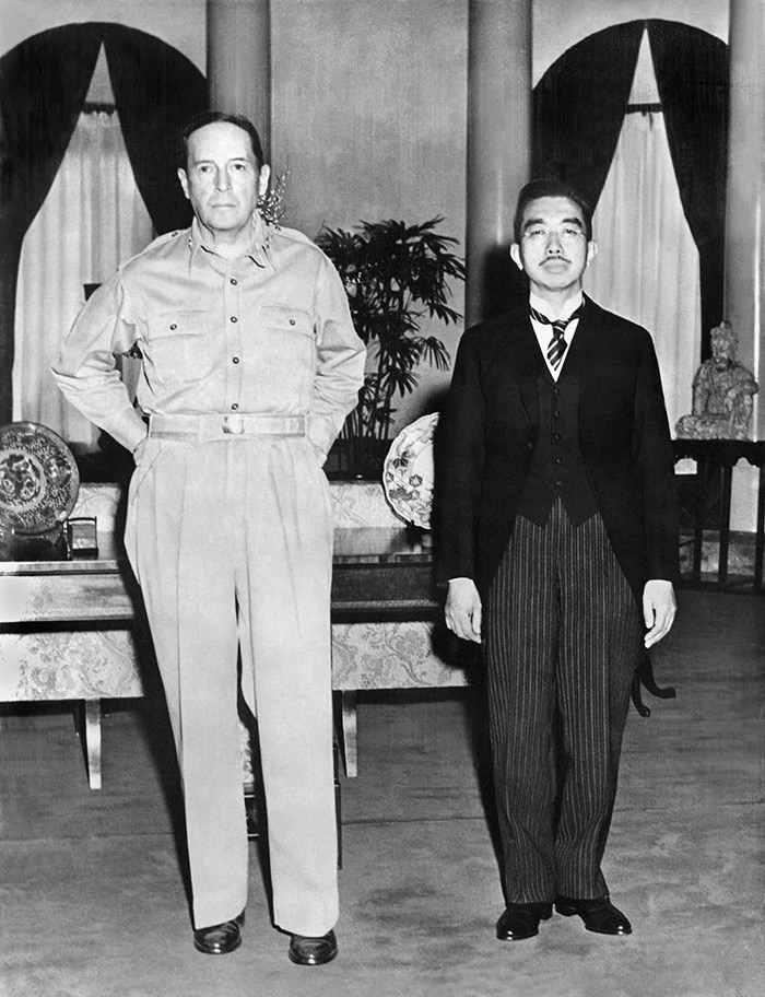 Emperor Hirohito and General MacArthur