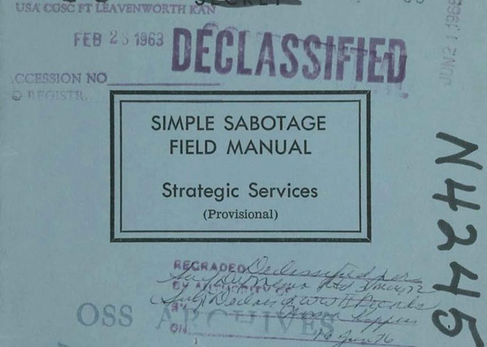 Simple Sabotage